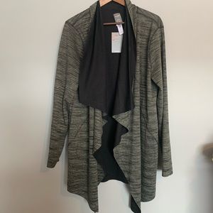 Joe Fresh Active reversible cardigan wrap XL NWT